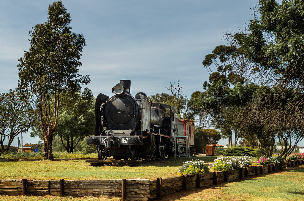 Retired steam train - Wycheproof by smjbk, on Flickr
