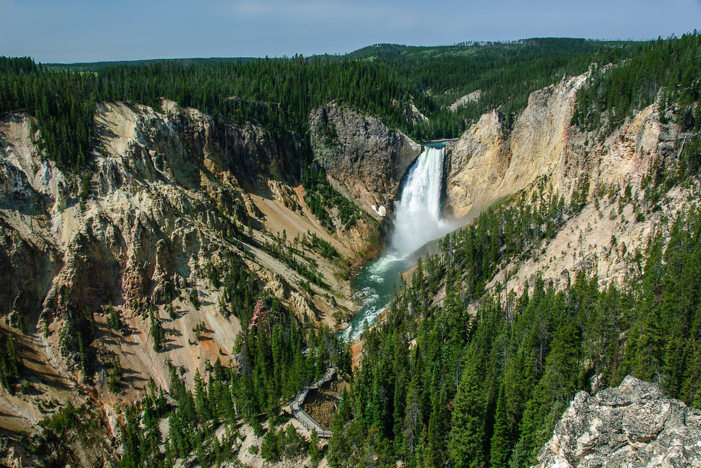 Yellowstone waterfall by lorenkerns, on Flickr