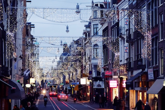 Amsterdam Christmas lights Utrechtsestra by currystrumpet, on Flickr