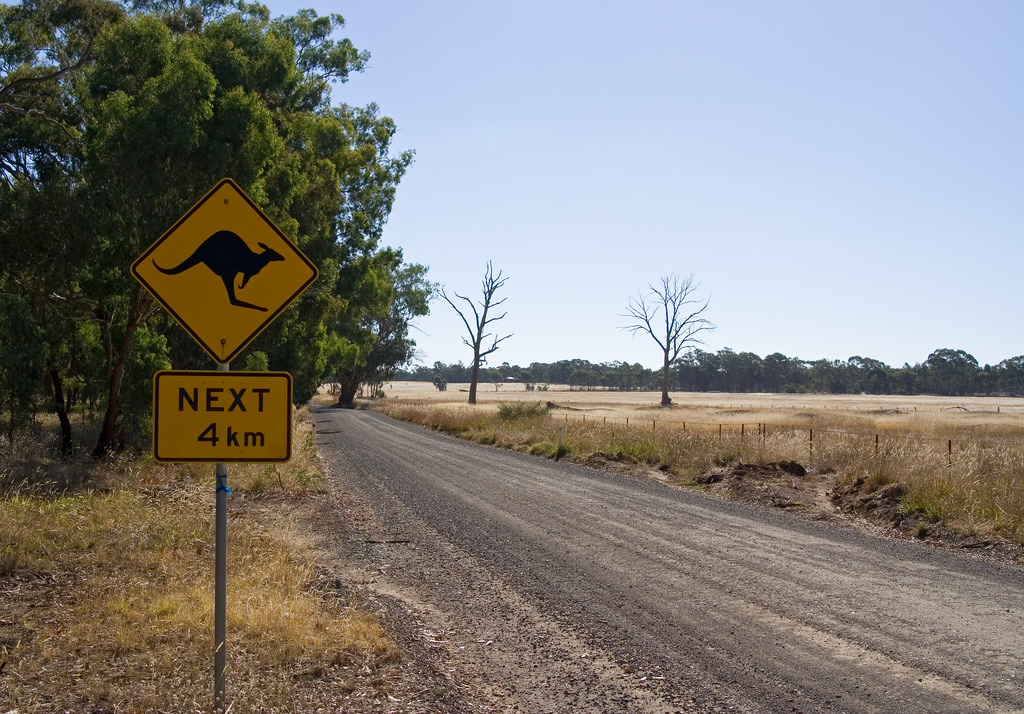 Australian country road by Nelson Minar, on Flickr