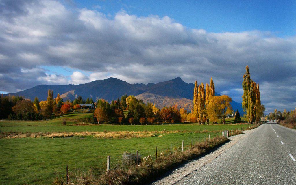 Down a country road. Otago.NZ by Bernard Spragg, on Flickr