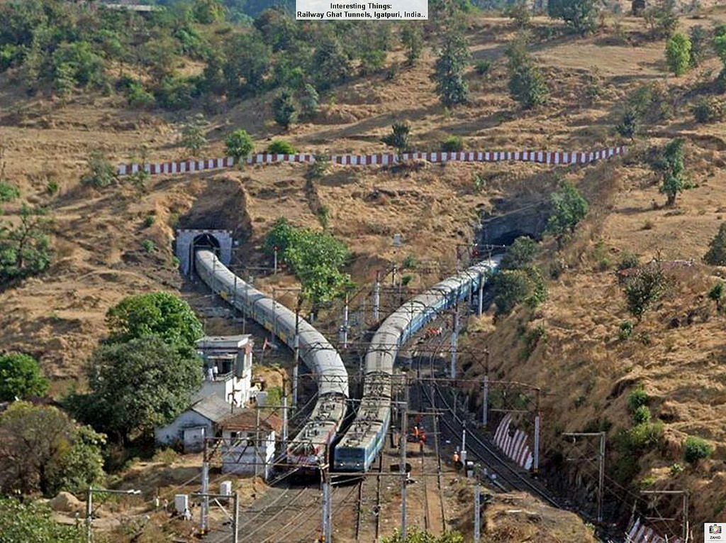Railway Ghat Tunnels, Igatpuri, India.. by furiouskaa5786, on Flickr