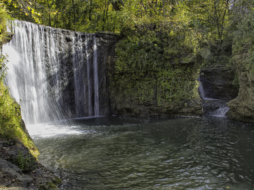 Waterfall Near Cedarville, Ohio by Mark Spearman, on Flickr