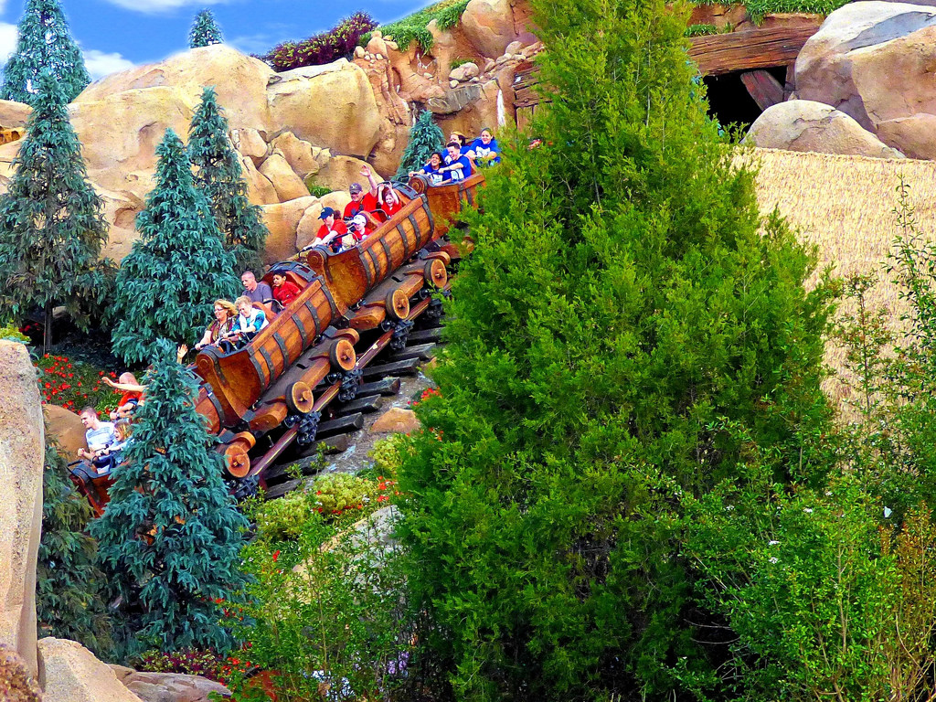 Seven Dwarfs Mine Train by magicalfanaticism, on Flickr
