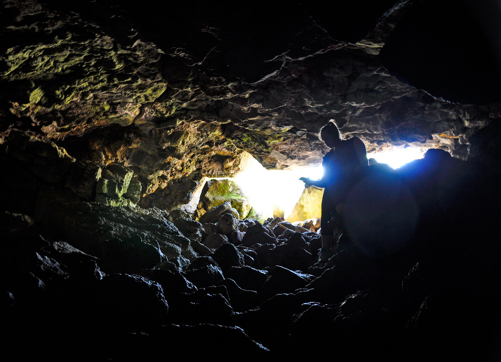 Lava River Cave Entrance by Coconino National Forest, on Flickr