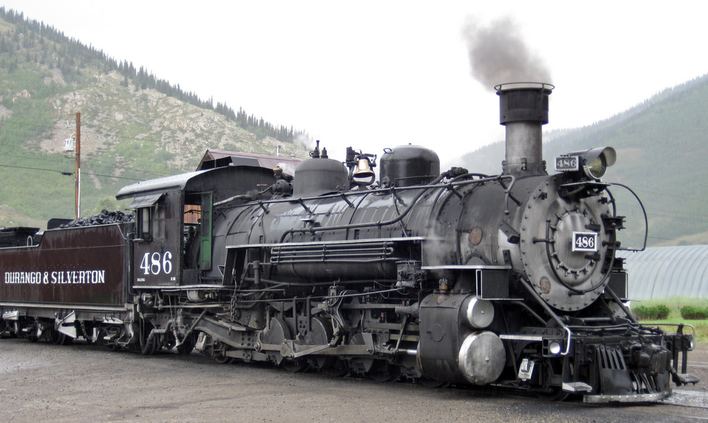 Durango & Silverton Railroad # 486 steam by James St. John, on Flickr