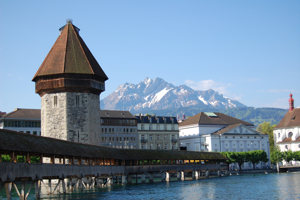 Kapellbrucke in Lucerne by edwin.11, on Flickr