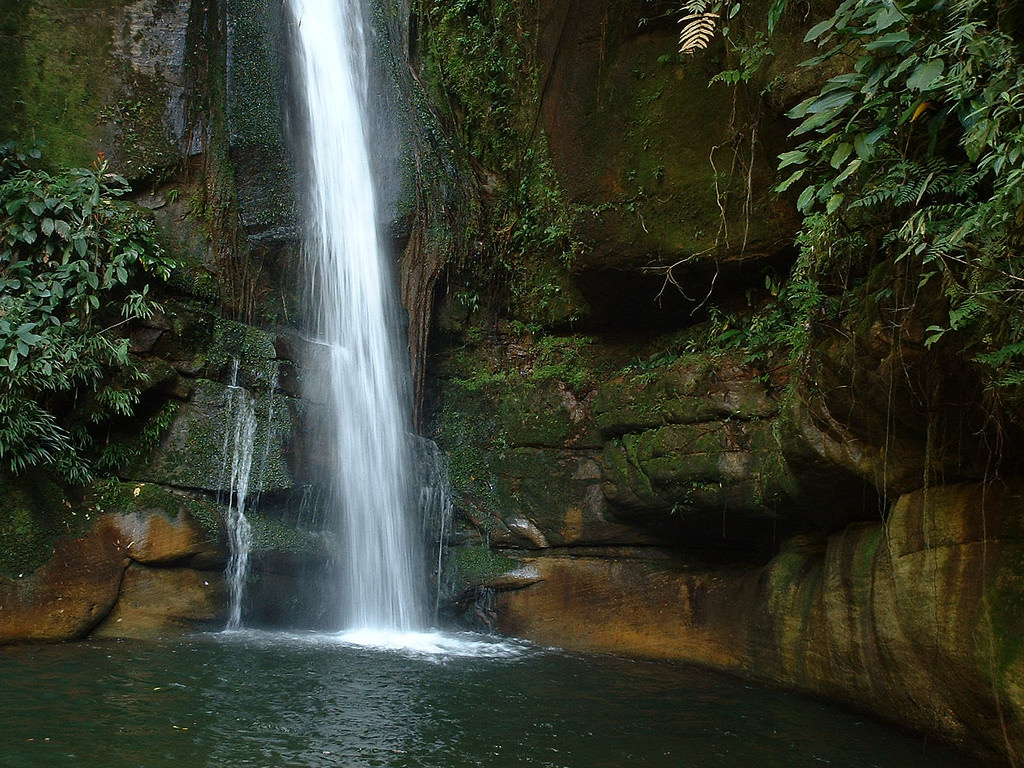 Tropical waterfall by JunCTionS, on Flickr