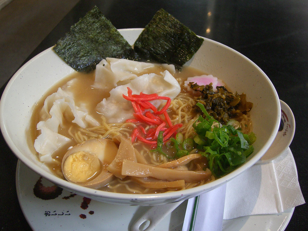 Seafood Gyoza Ramen wih Tonkotsu Soup - by avlxyz, on Flickr