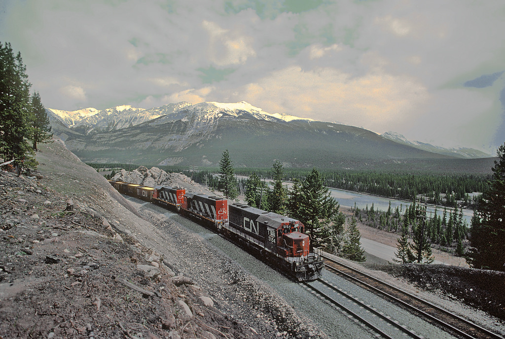 A Westbound CN Sulphur Train -- Yes, a T by railfan 44, on Flickr