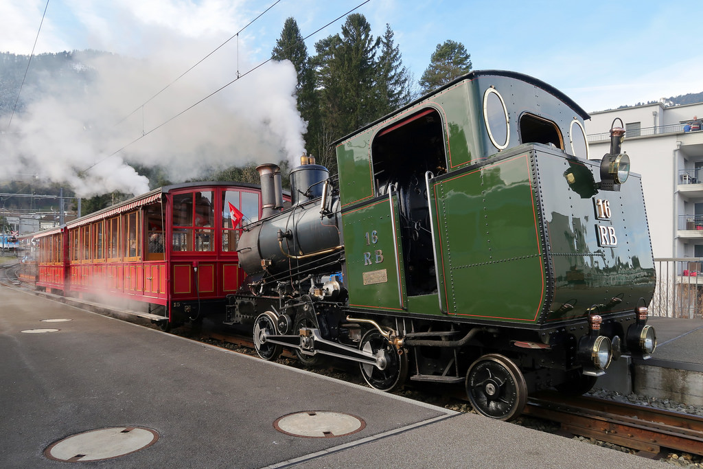 Rigi Bahnen - Historic Steam Train by Kecko, on Flickr