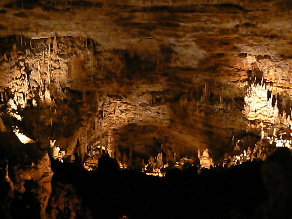 natural bridges cavern cave stalagmites by Tim Pearce, Los Gatos, on Flickr