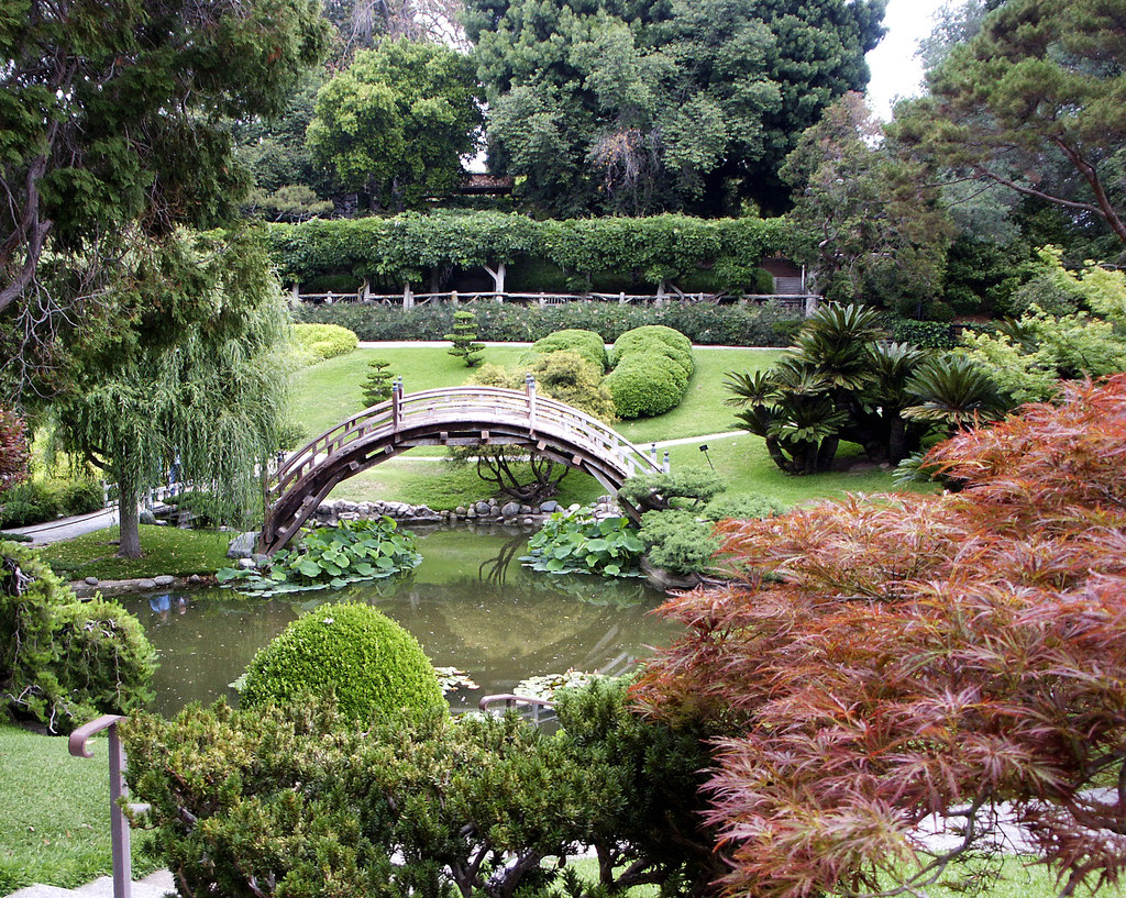Bridge, Koi pond, Japanese Garden, Hunti by DominusVobiscum, on Flickr
