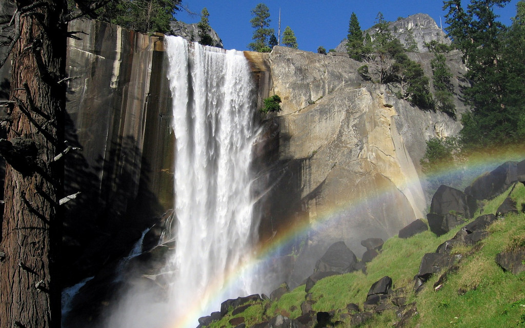 Vernal Falls and Rainbow - Merced River, by Trodel, on Flickr