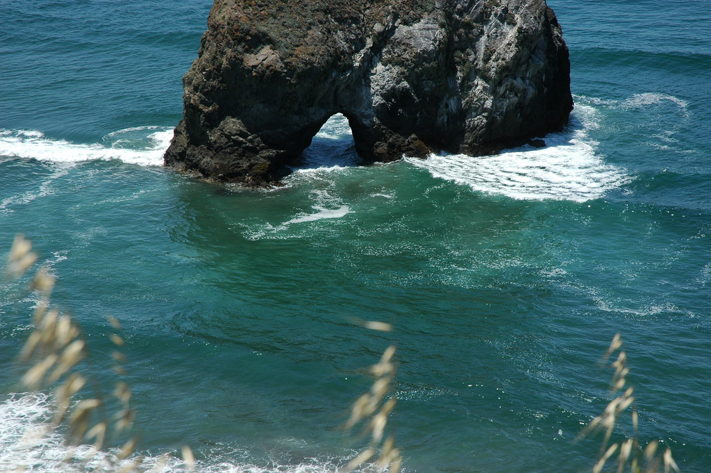 Blue water archway, California Coast, US by Wonderlane, on Flickr