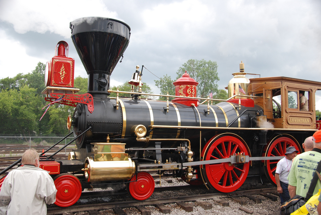 Leviathan steam locomotive at Train Fest by Corvair Owner, on Flickr