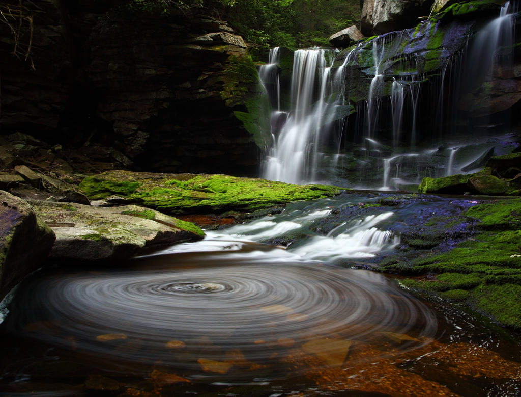 Elakala Waterfalls Swirling Pool by ForestWander.com, on Flickr
