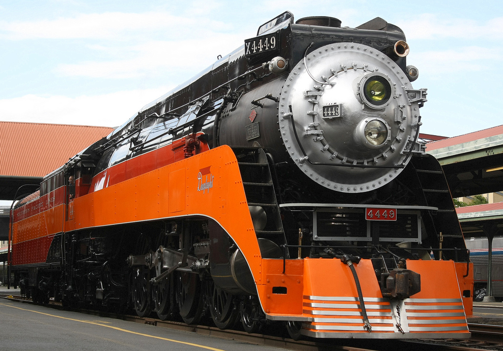 Steam train SP&S 4449  in Portland, Oreg by sam_churchill, on Flickr