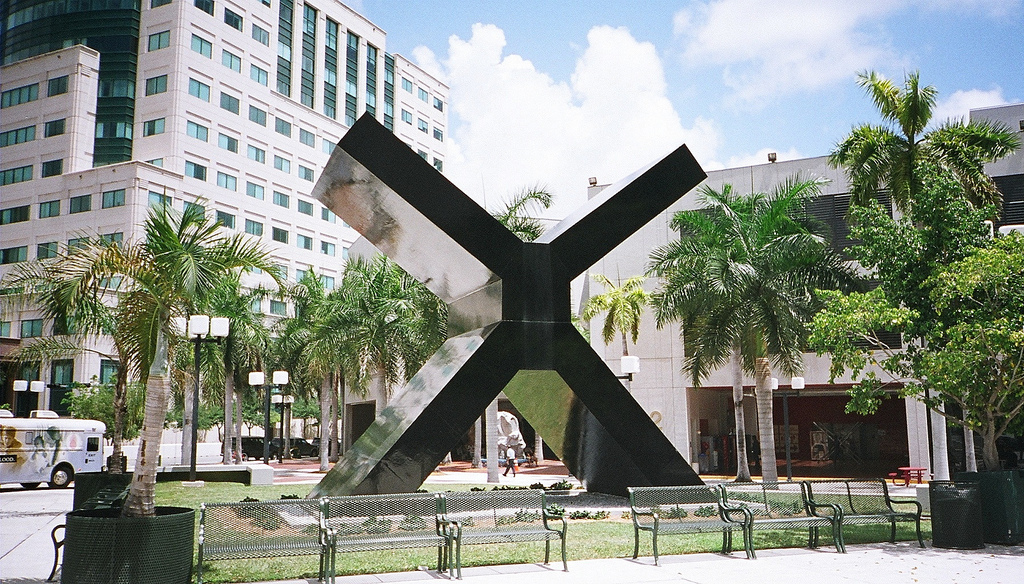 The X By Ronald Bladen Miami Dade Commun by Phillip Pessar, on Flickr