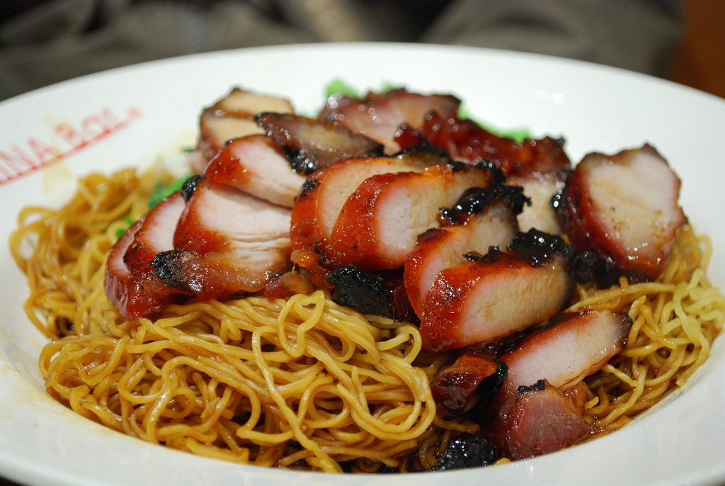 BBQ Pork Dry-Tossed Noodles - China Bar, by avlxyz, on Flickr