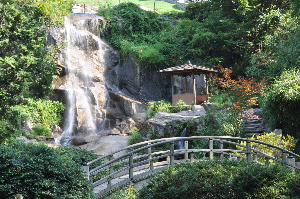 Japanese Garden Waterfall by deejayqueue, on Flickr