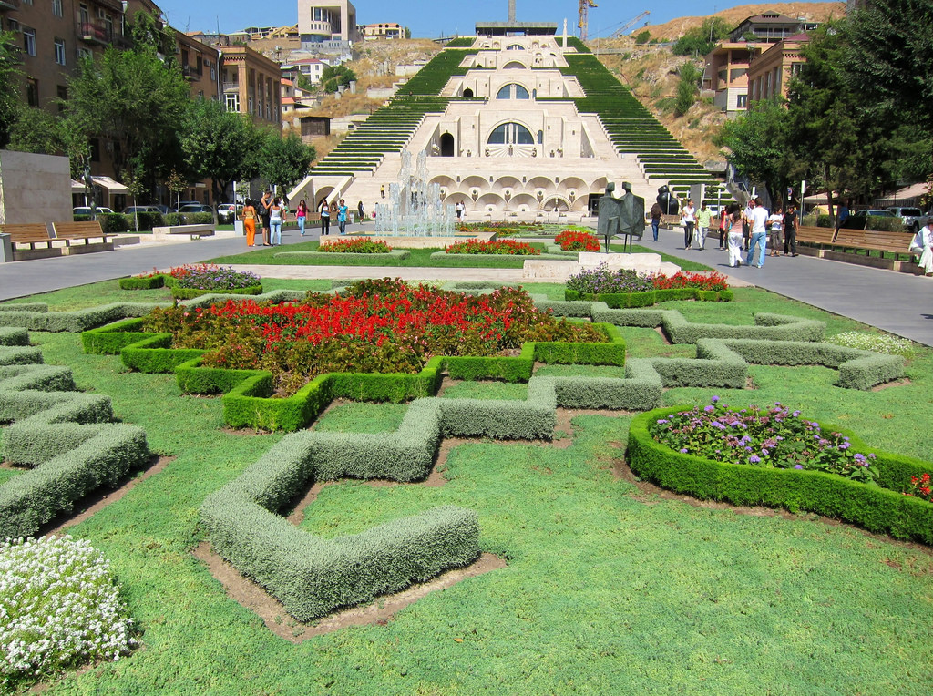 Yerevan Cascade Monument and Cafesjian C by art & julane, on Flickr