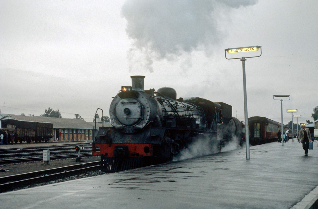 133. 1979-08.  Oudtshoorn station, the t by michelhuhardeaux, on Flickr
