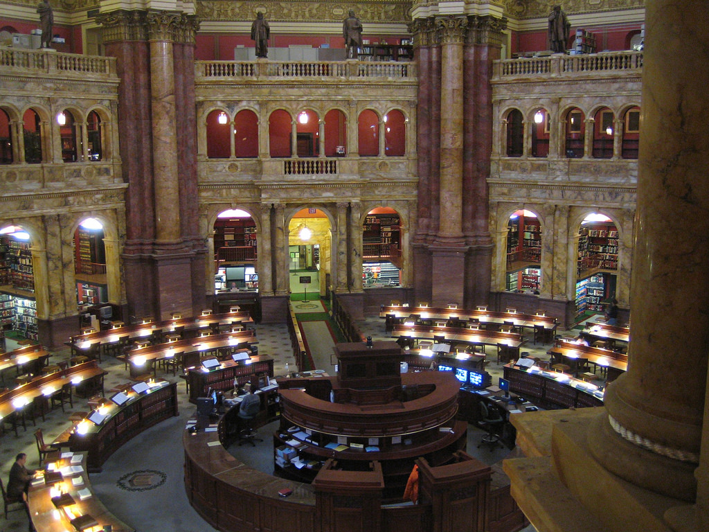 Library of Congress Reading Room 1 by maveric2003, on Flickr