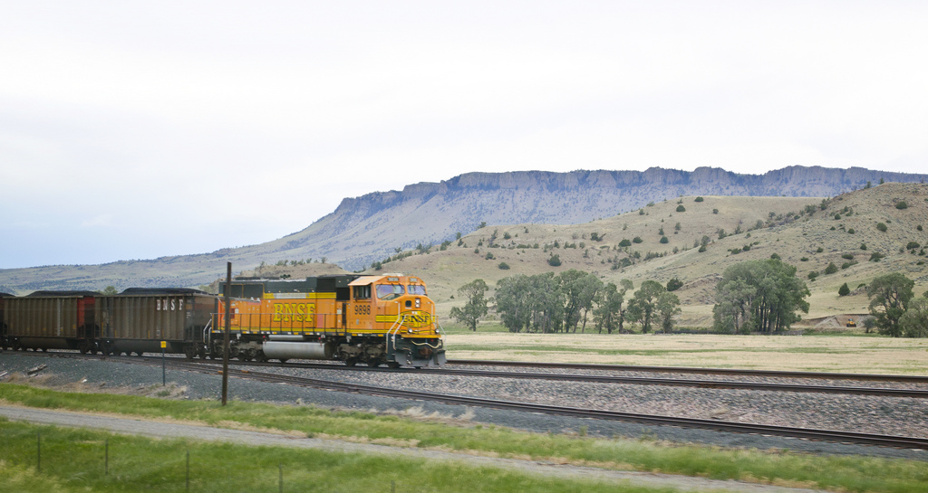 BNSF train at Sheep Mountain - Montana - by Tim Evanson, on Flickr