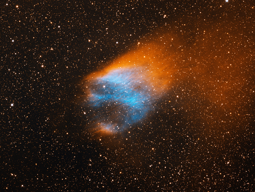 Flaming Skull Nebula by NASAblueshift, on Flickr