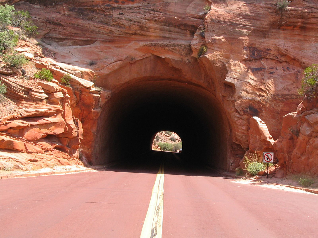 Small Tunnel, Zion-Mount Carmel Highway, by Ken Lund, on Flickr