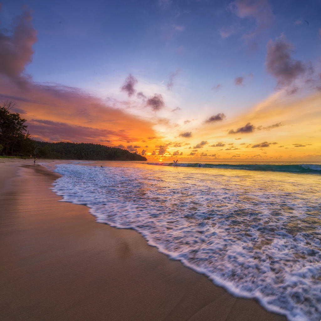 Sunset beach by esmar.abdulhamid, on Flickr