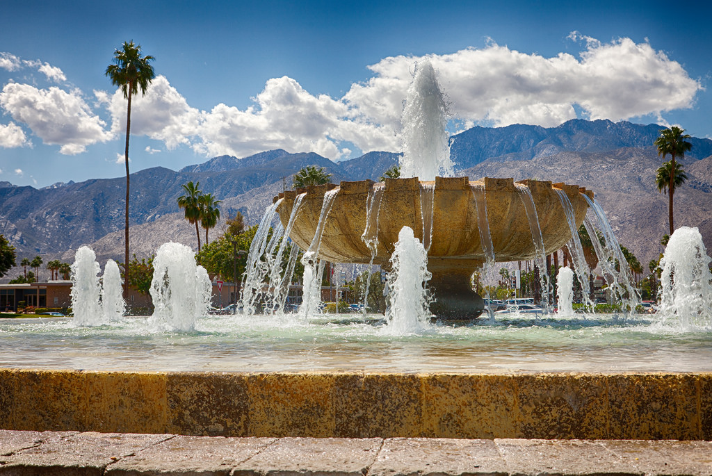 The Palm Springs Airport Fountain by Randy Heinitz, on Flickr