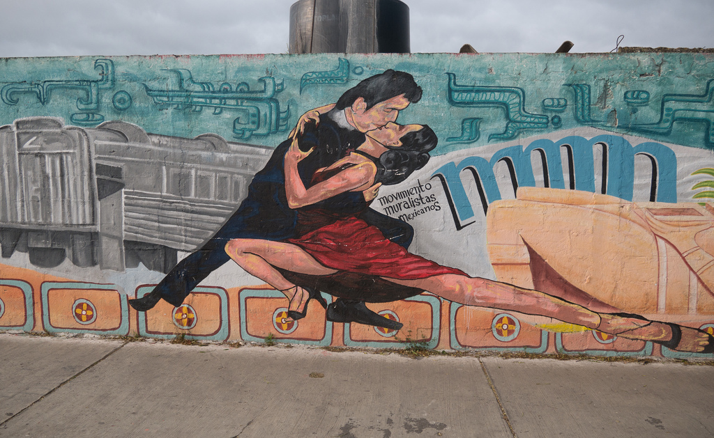 Tango Dance Mural by jay galvin, on Flickr