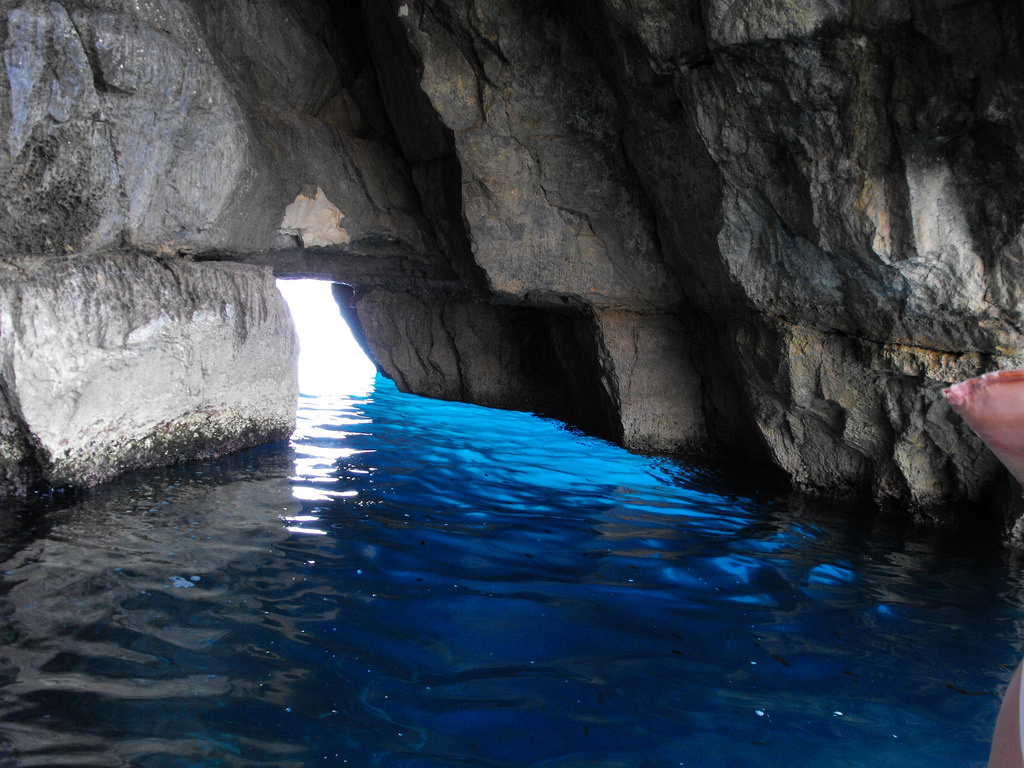 Reflection Cave, the Blue Grotto, Malta by leonyaakov, on Flickr