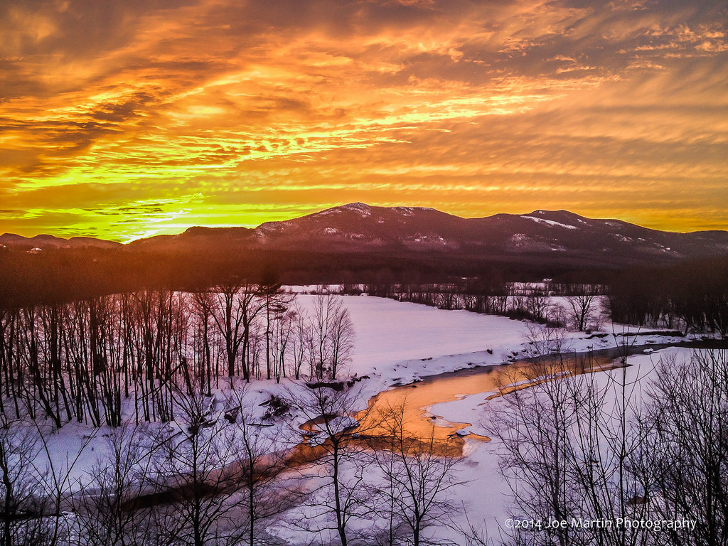 Sunset Over The River- NH by Joe Martin Photography, on Flickr