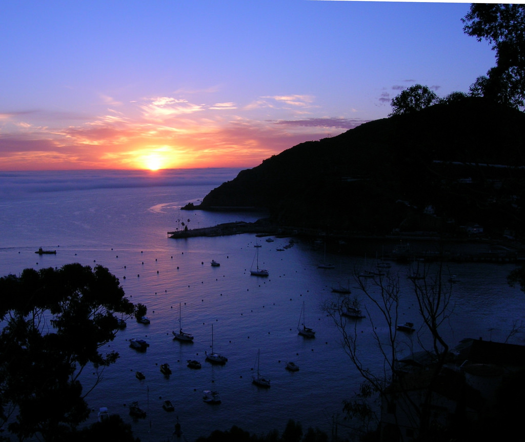 Sunrise Avalon Harbor Catalina Island by brewbooks, on Flickr