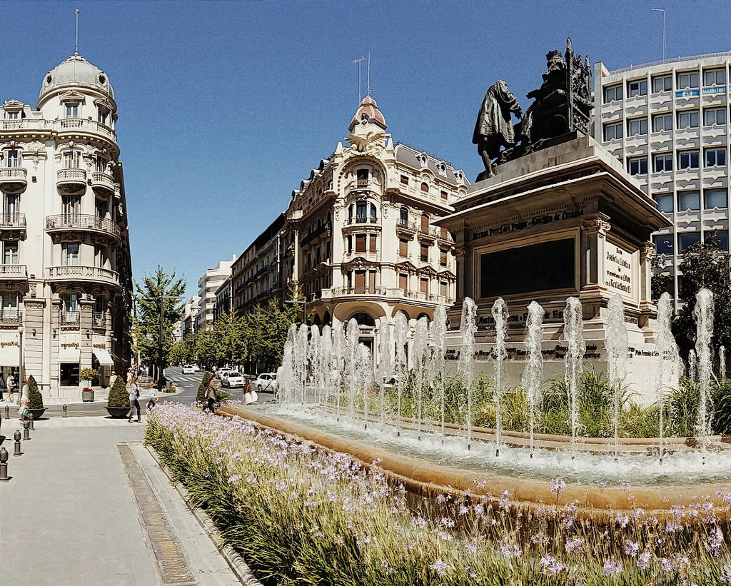 Plaza reyes católicos en Granada by Saseamaro, on Flickr