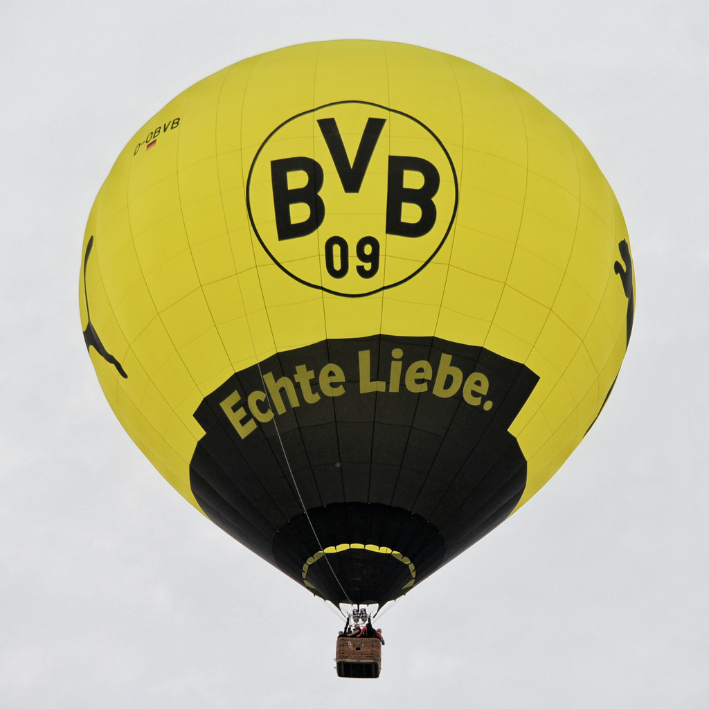 BVB Borussia Dortmund balloon by Ronoli, on Flickr