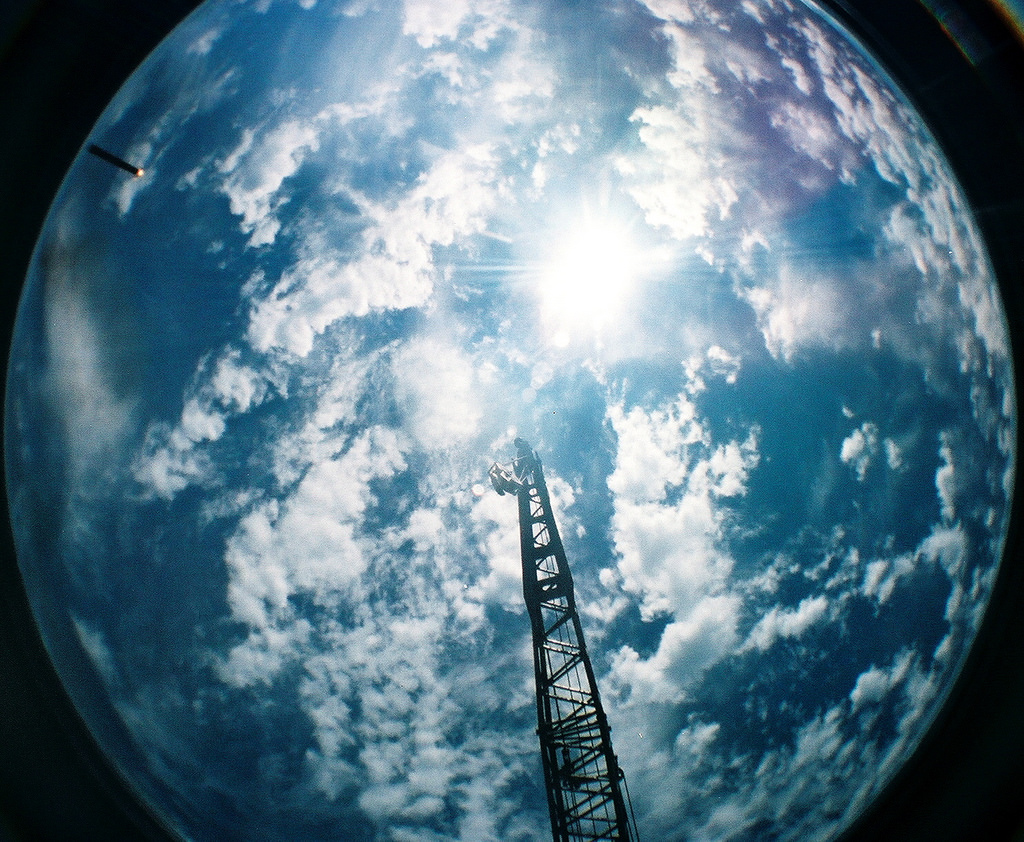 For some ascensions, God uses a crane by kevin dooley, on Flickr