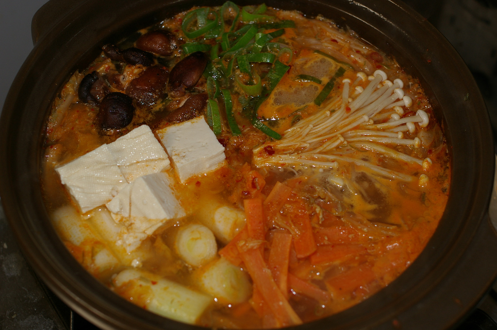 Kimchi chige (Korean spicy hot pot) by pelican, on Flickr
