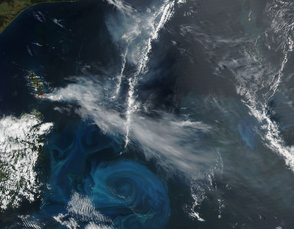 NASA Spots an ”Eye” of Smoke and Phytopl by NASA Goddard Photo and Video, on Flickr