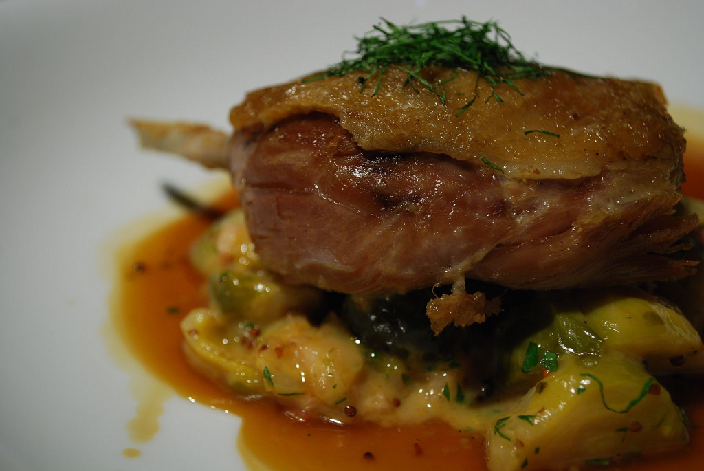 Confit Duck Leg - Guillaume at Bennelong by avlxyz, on Flickr