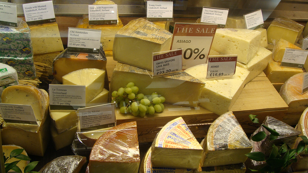 Cheese, Harrods Charcuterie, Fromagerie by nikoretro, on Flickr