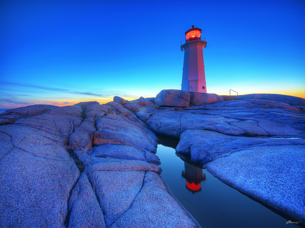 sunset at peggy’s cove by paul bica, on Flickr