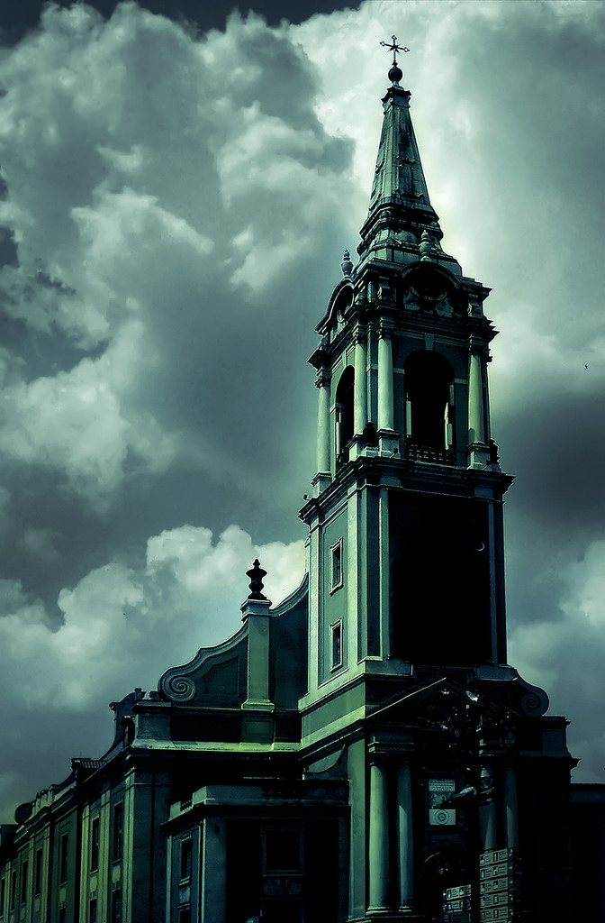 Church tower by macieklew, on Flickr