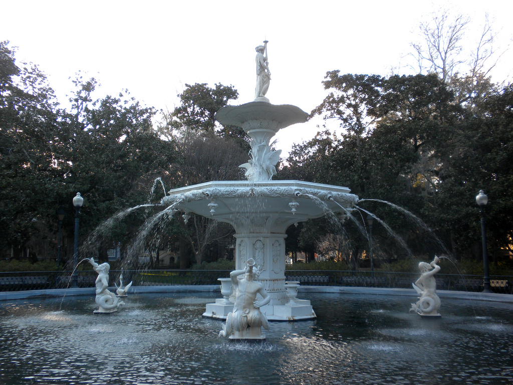 Forsyth Park Fountain by DoNotLick, on Flickr