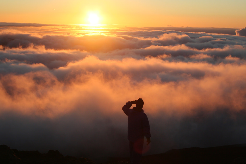 Standing over the clouds by ewen and donabel, on Flickr