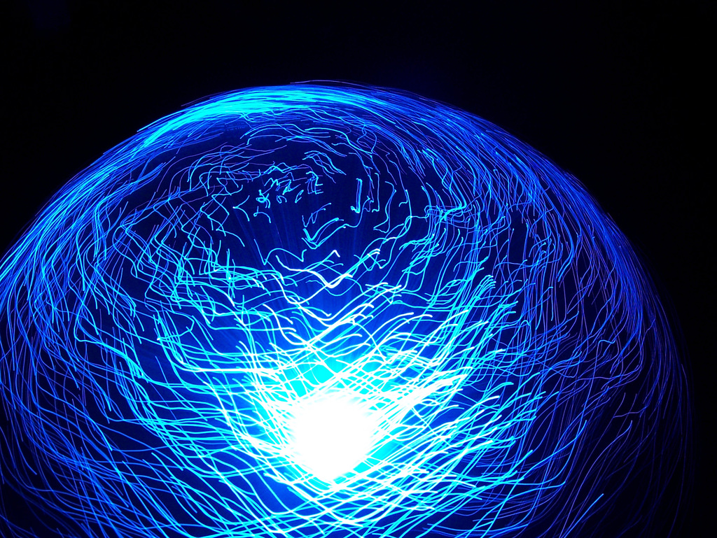 fiber optic lamp - effect #2 by sz.u., on Flickr