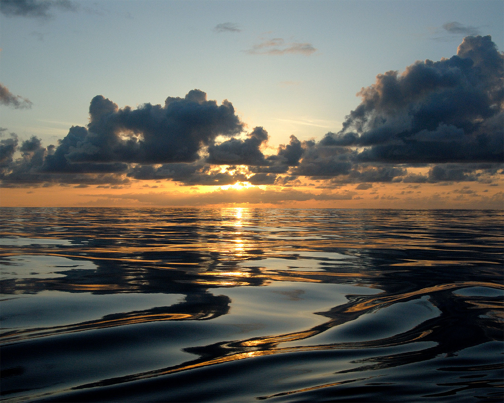 Sunset from Kure Atoll by NOAA